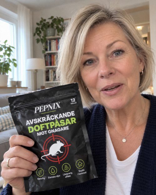 Karin Sundberg med Pepnix doftpåsar