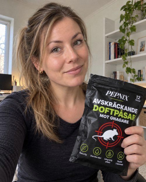 Linnea Norberg med Pepnix doftpåsar